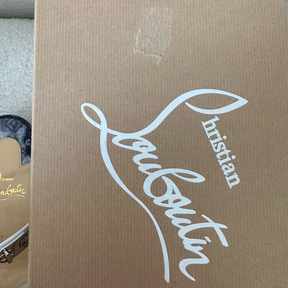 Christian Louboutin Choc Lock Jean Flats - Picture 3 of 10
